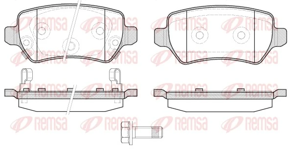 Brake Pad Set, disc brake 0957.22