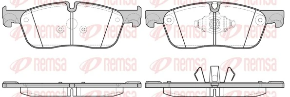 Brake Pad Set, disc brake 1633.10
