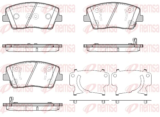 Brake Pad Set, disc brake 1811.02