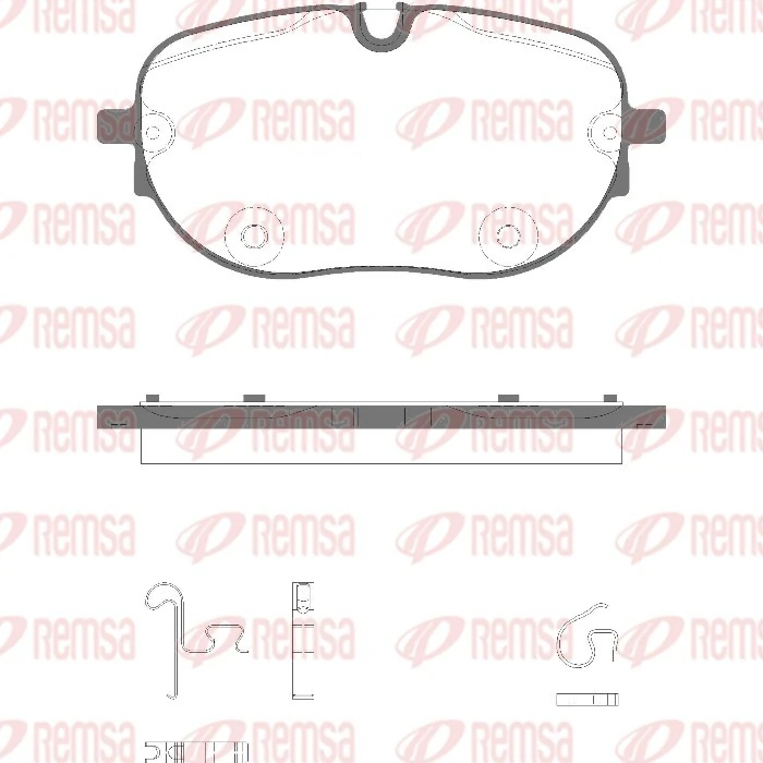 Brake Pad Set, disc brake 1963.00