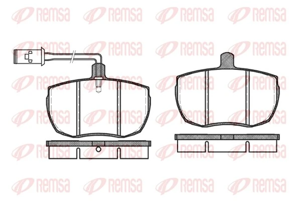 Brake Pad Set, disc brake 0056.11