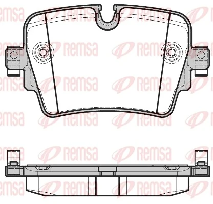 Brake Pad Set, disc brake 1614.08