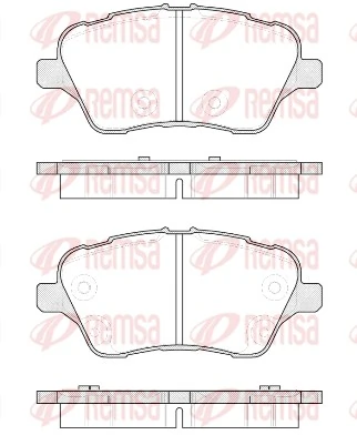 Brake Pad Set, disc brake 1514.00