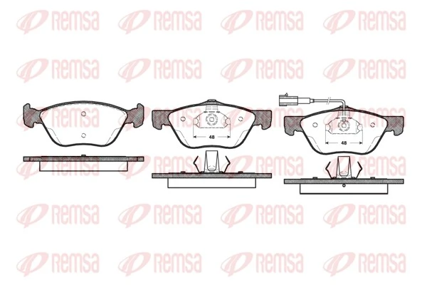 Brake Pad Set, disc brake 0589.21
