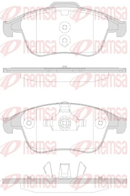 Brake Pad Set, disc brake 1350.30