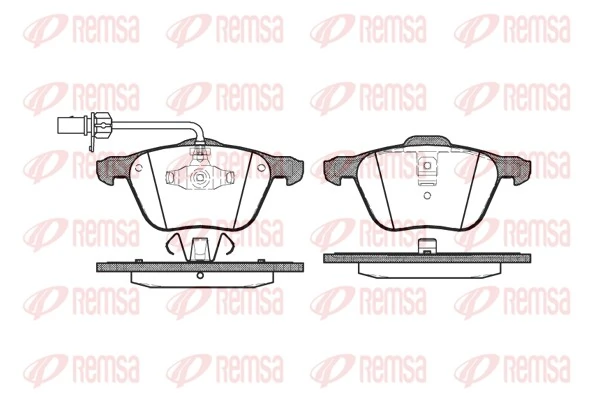Brake Pad Set, disc brake 0836.02