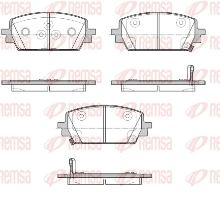 Brake Pad Set, disc brake 1943.02