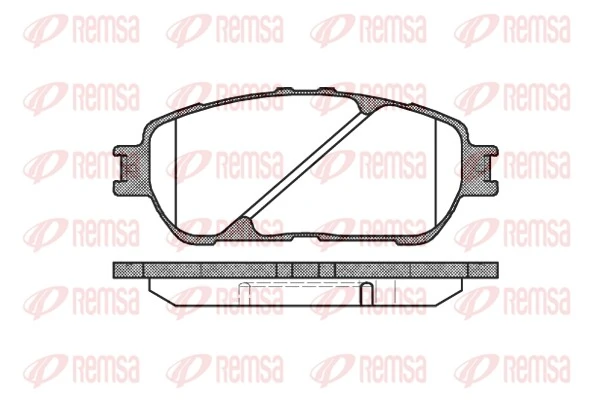 Brake Pad Set, disc brake 0898.00