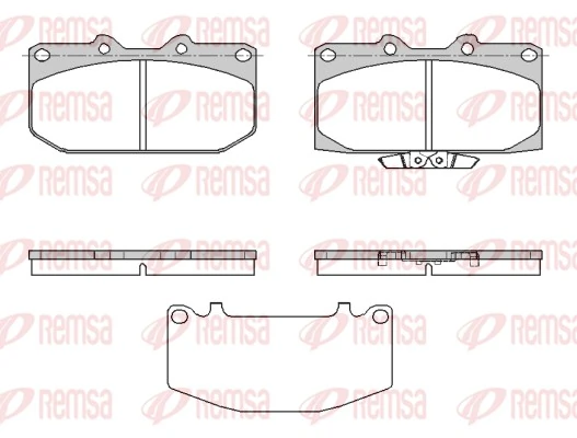 Brake Pad Set, disc brake 0599.32
