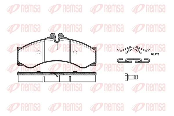 Brake Pad Set, disc brake 0614.00