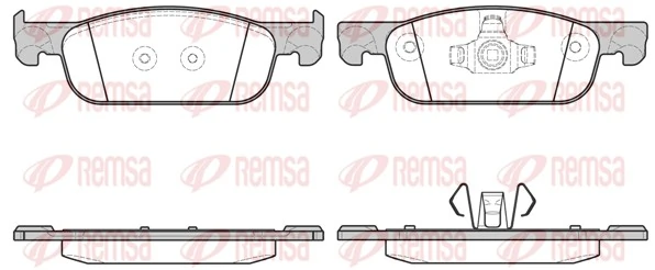 Brake Pad Set, disc brake 1718.00