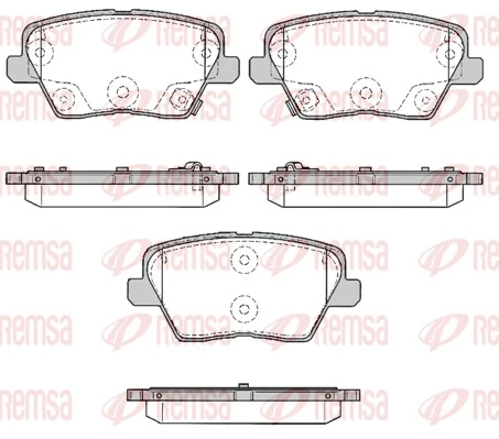 Brake Pad Set, disc brake 1784.02