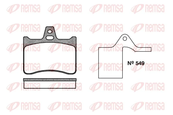 Brake Pad Set, disc brake 0088.10