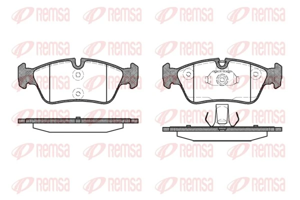 Brake Pad Set, disc brake 0384.40