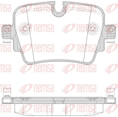 Brake Pad Set, disc brake 1572.00