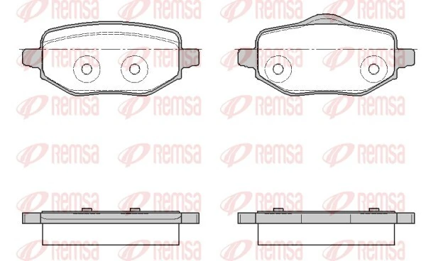 Brake Pad Set, disc brake 1952.00
