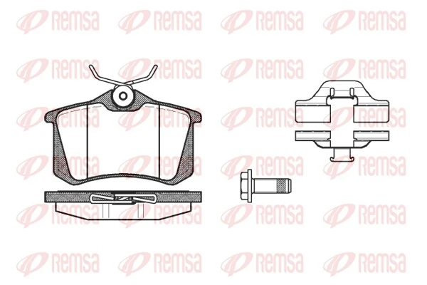 Brake Pad Set, disc brake 0263.03
