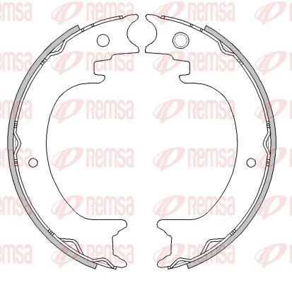 Brake Shoe, parking brake 4279.00
