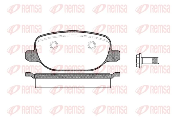 Brake Pad Set, disc brake 0878.00
