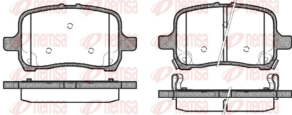Brake Pad Set, disc brake 1089.22