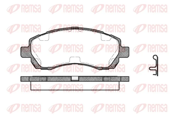 Brake Pad Set, disc brake 0647.02
