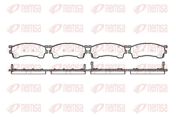 Brake Pad Set, disc brake 0415.04