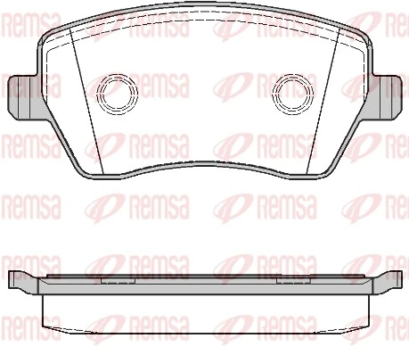 Brake Pad Set, disc brake 0987.00