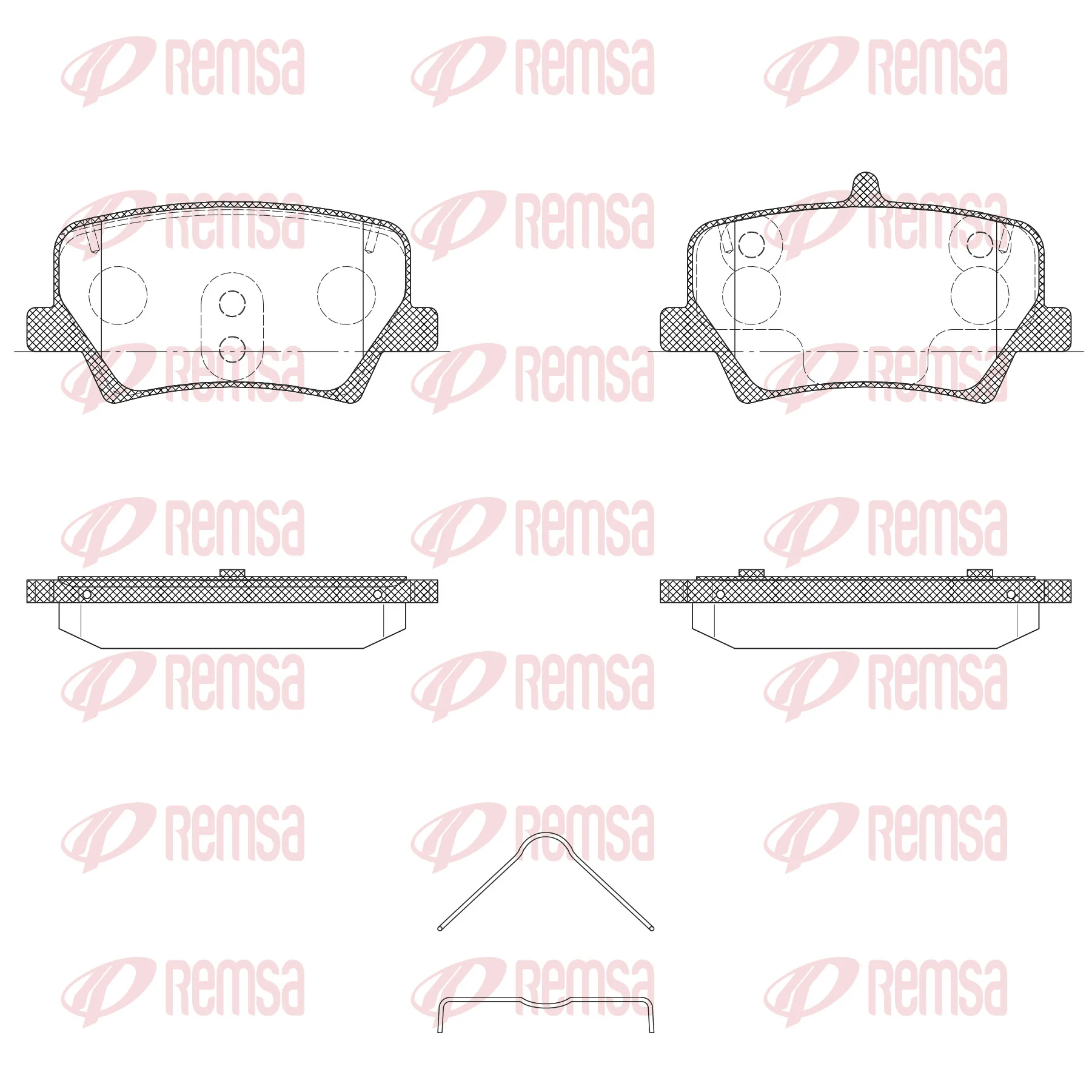 Brake Pad Set, disc brake 1819.00