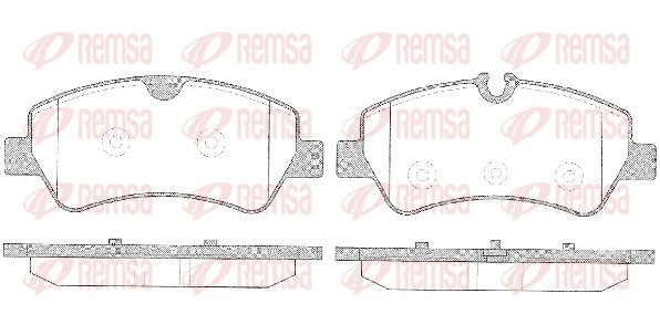 Brake Pad Set, disc brake 1521.00