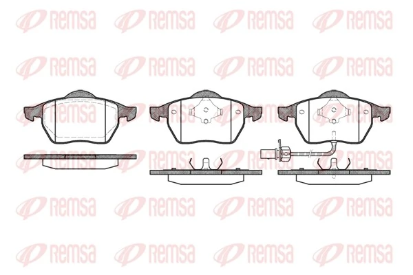 Brake Pad Set, disc brake 0390.11
