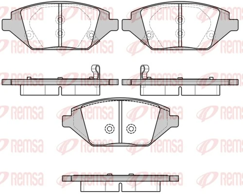 Brake Pad Set, disc brake 1686.02