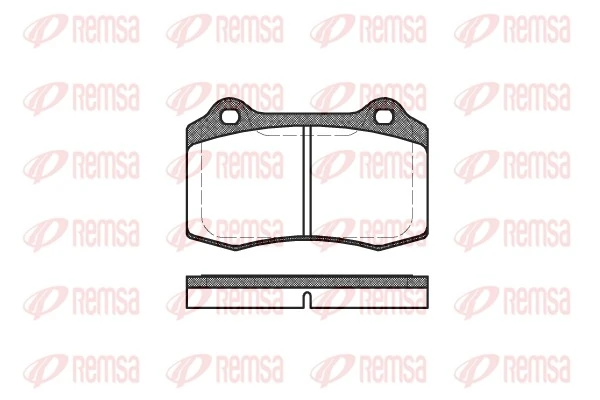 Brake Pad Set, disc brake 0434.30