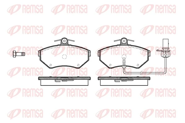Brake Pad Set, disc brake 0631.12