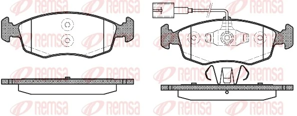 Brake Pad Set, disc brake 0172.52