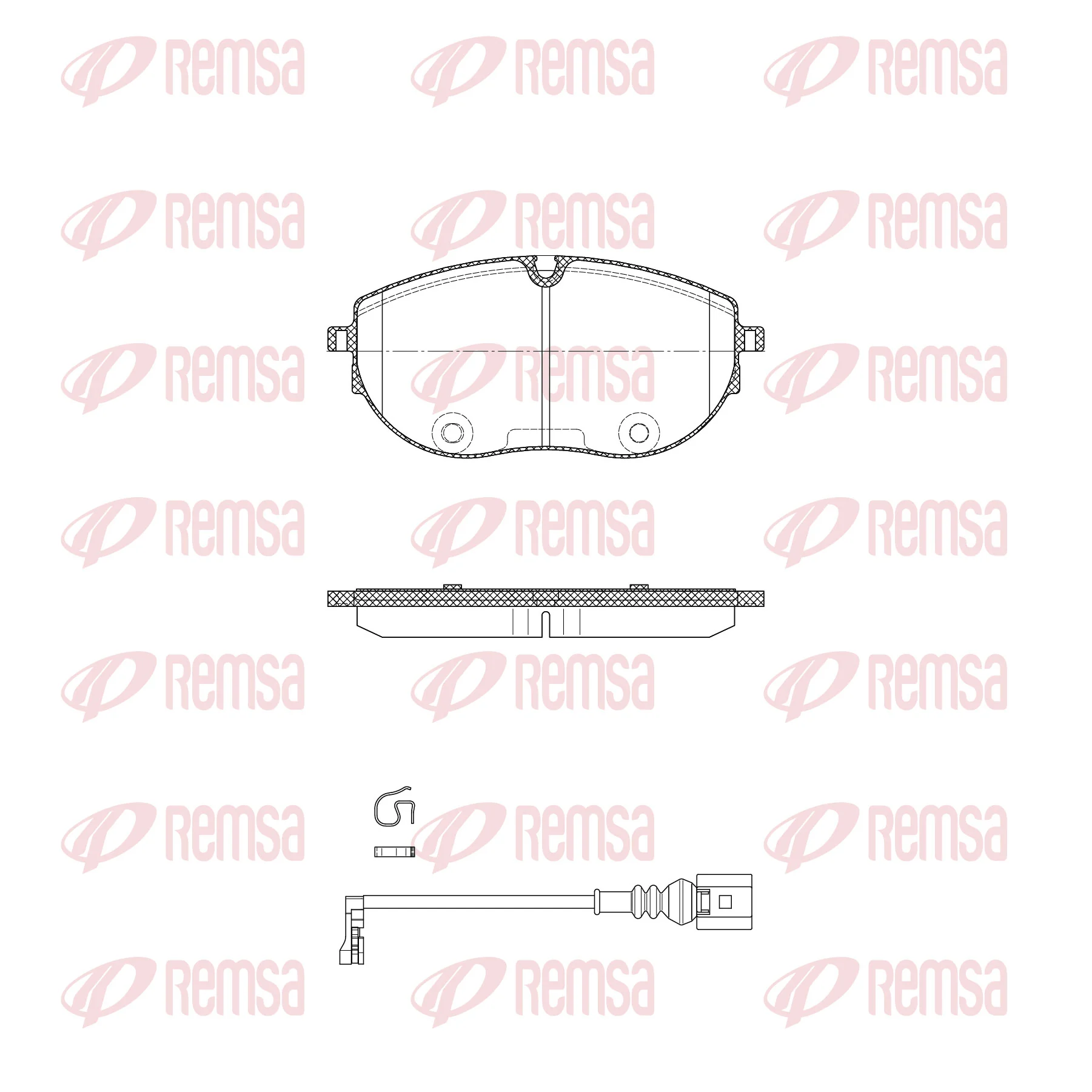 Brake Pad Set, disc brake 1919.01