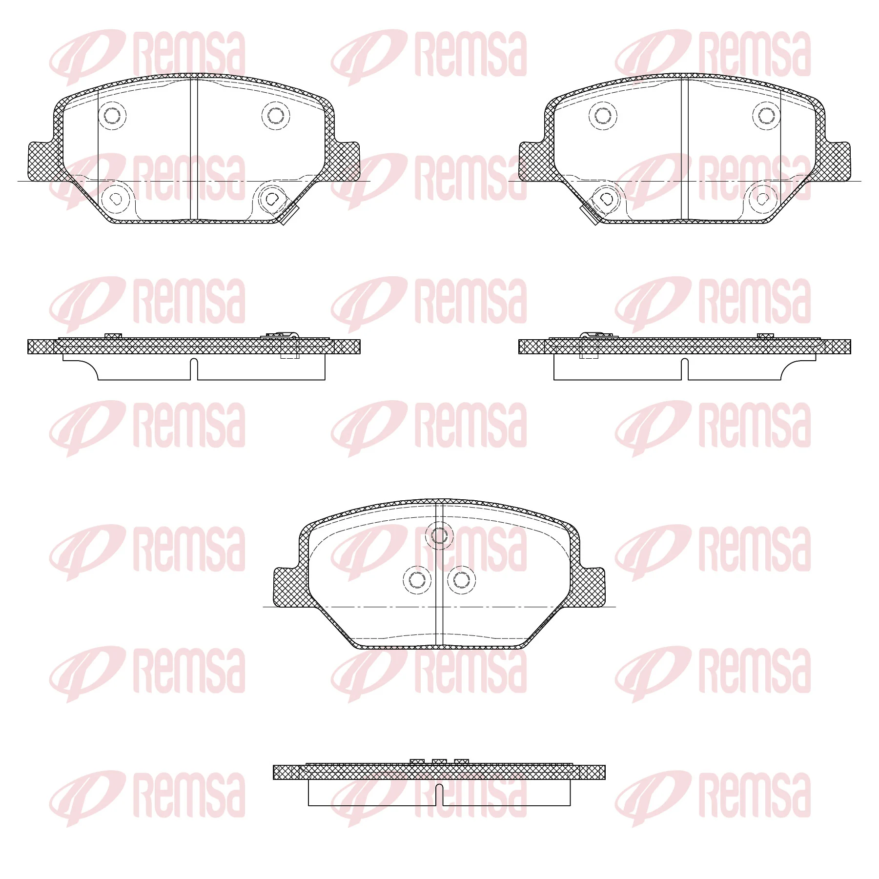 Brake Pad Set, disc brake 1631.02