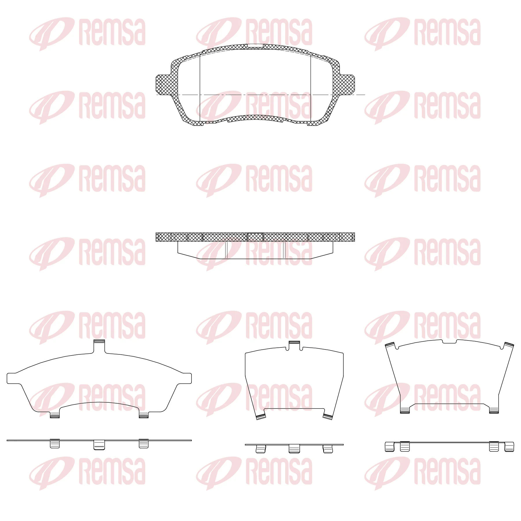 Brake Pad Set, disc brake 1281.10
