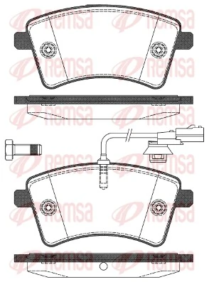 Brake Pad Set, disc brake 1351.01