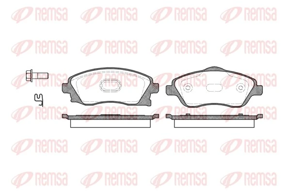 Brake Pad Set, disc brake 0774.12