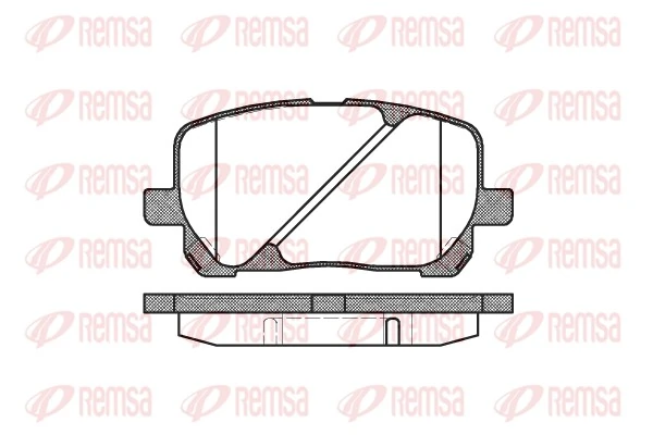 Brake Pad Set, disc brake 0954.00