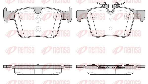 Brake Pad Set, disc brake 1516.40