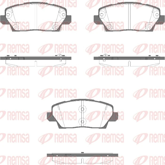 Brake Pad Set, disc brake 1995.02