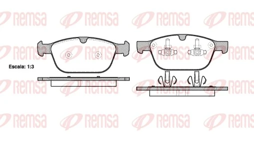 Brake Pad Set, disc brake 1397.00