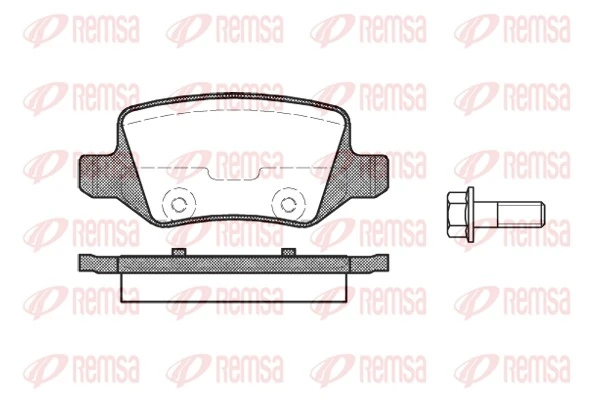 Brake Pad Set, disc brake 0818.00