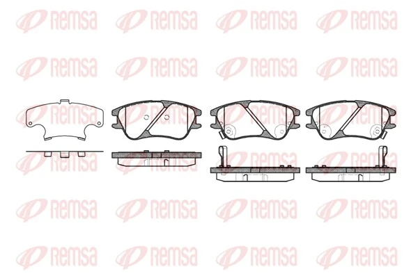Brake Pad Set, disc brake 1139.02