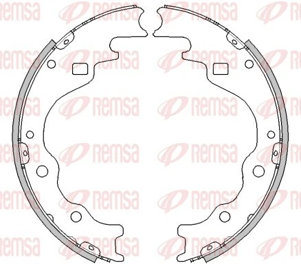 REMSA Bremsbacke 4497.00