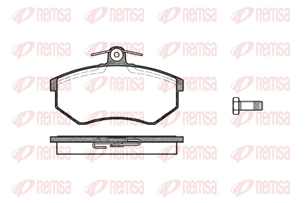 Brake Pad Set, disc brake 0134.10