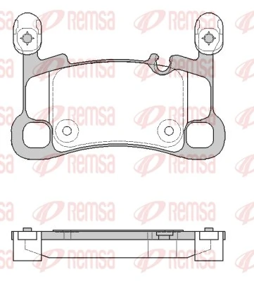 Brake Pad Set, disc brake 1864.00