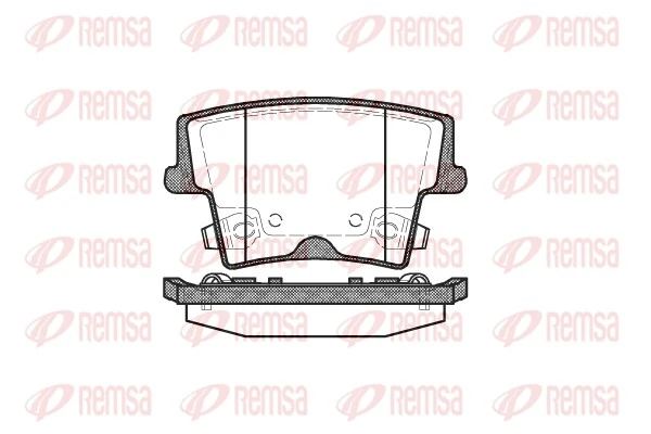 Brake Pad Set, disc brake 1127.08