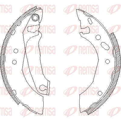 Brake Shoe 4507.00
